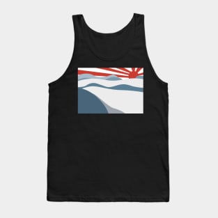 Mountain and rising sun Tank Top